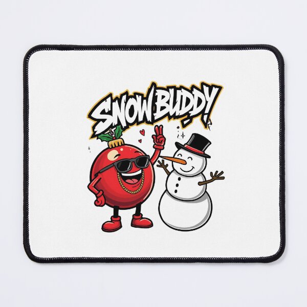 Item preview, Snow Buddy Christmas Ornament – Cute Snowman Holiday Art designed and sold by MiszungART.