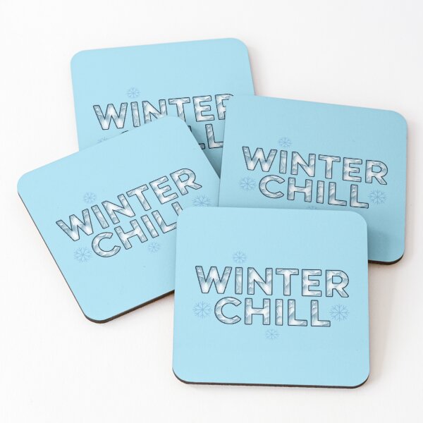 Item preview, Winter Chill – Frosted Typography designed and sold by DabrowskiDesign.