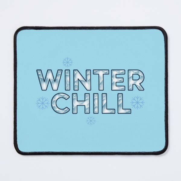 Item preview, Winter Chill – Frosted Typography designed and sold by DabrowskiDesign.