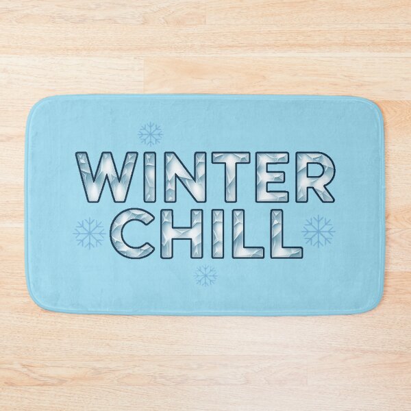 Item preview, Winter Chill – Frosted Typography designed and sold by DabrowskiDesign.