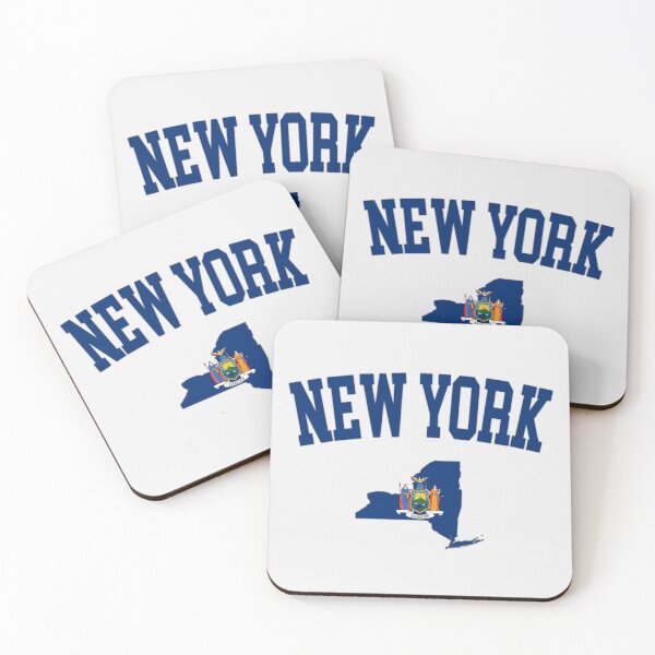 Item preview, New York State Map & Flag - Excelsior Heritage Tee designed and sold by mashmosh.