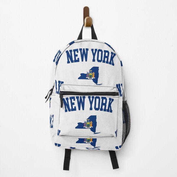 Item preview, New York State Map & Flag - Excelsior Heritage Tee designed and sold by mashmosh.