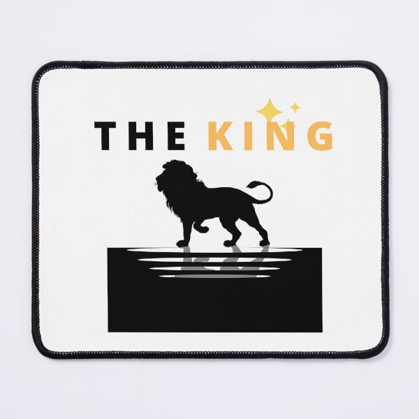 Item preview, King Lion Silhouette – Crowned Majesty Minimal Design designed and sold by Ramya designs .