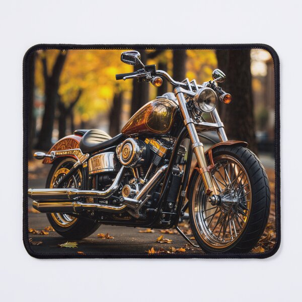 Artikelvorschau, American Motorcycle im Herbst entworfen und verkauft von MINE Design-Works.