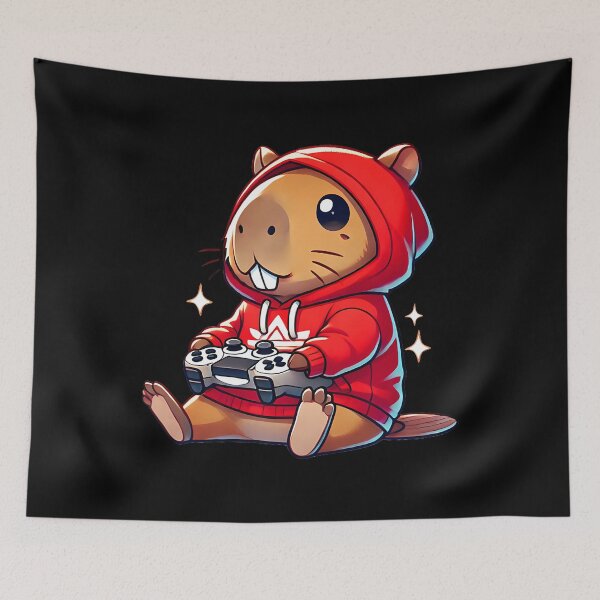 Item preview, Capybara Video Games Funny Capy Men Teen Boys Kids designed and sold by GeorgeneCharlo.