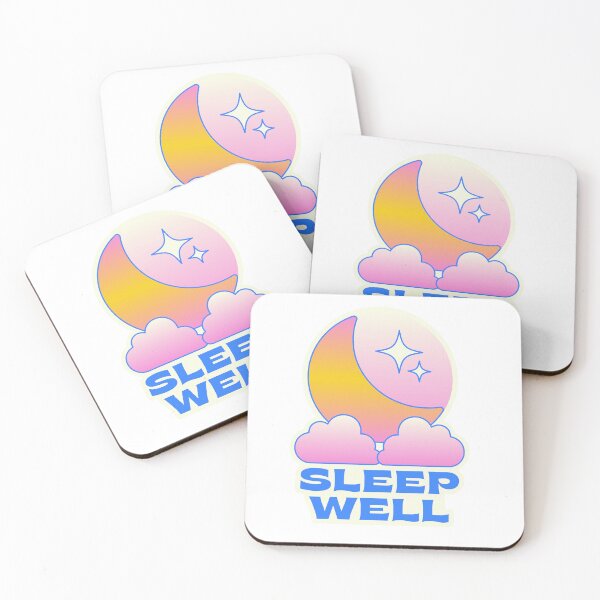 Item preview, Cute Sleep Well Moon – Pastel Aesthetic Night Art designed and sold by Ramya designs .