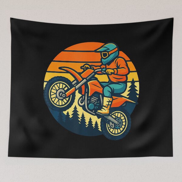 Item preview, Motocross Adventure Rider Graphic Design designed and sold by TaraAnnie.