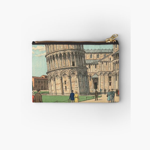 Item preview, Leaning Tower of Pisa Japanese Woodblock Print designed and sold by Takeda-art.