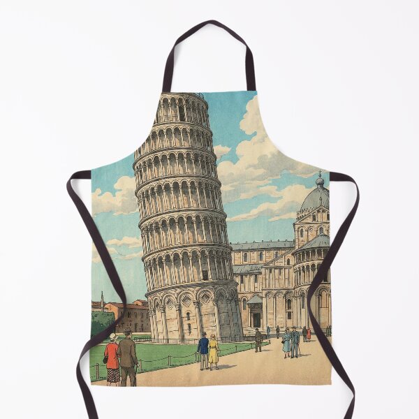 Item preview, Leaning Tower of Pisa Japanese Woodblock Print designed and sold by Takeda-art.