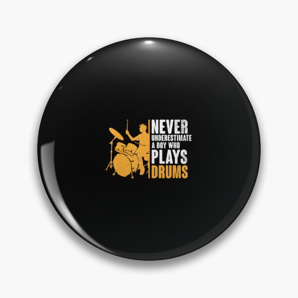Item preview, Never Underestimate A Boy Who Plays Drums Drummer designed and sold by GeorgeneCharlo.