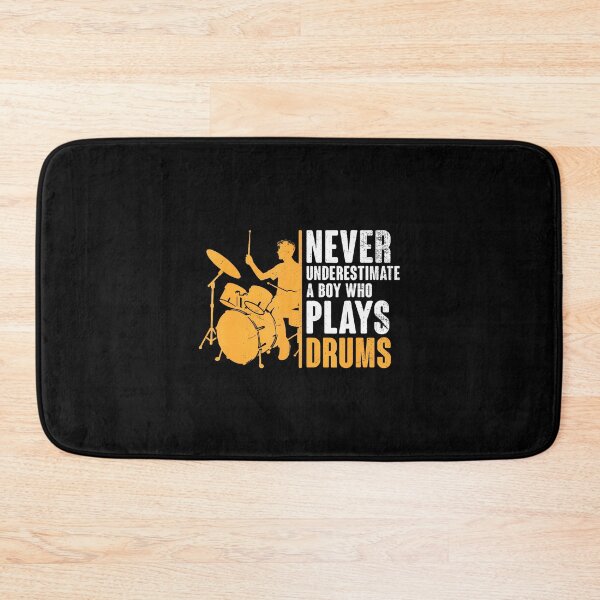 Item preview, Never Underestimate A Boy Who Plays Drums Drummer designed and sold by GeorgeneCharlo.