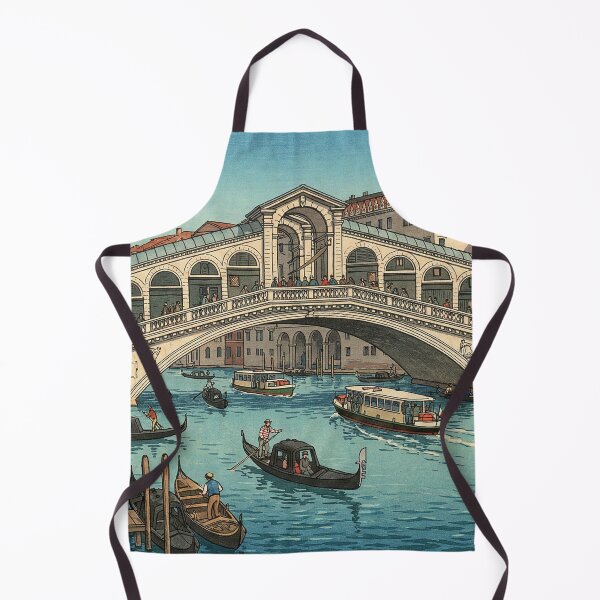 Item preview, Rialto Bridge of Venice Japanese Woodblock Print designed and sold by Takeda-art.