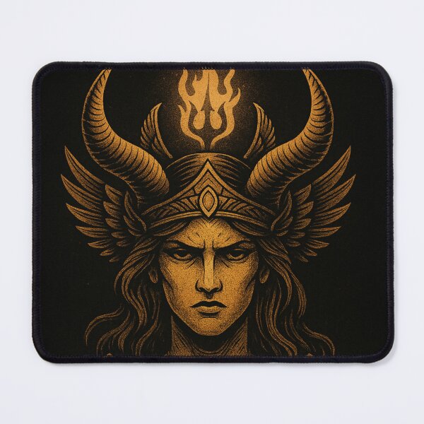 Item preview, Golden War Goddess | Mythic Power Fantasy Art designed and sold by Broskartusa.