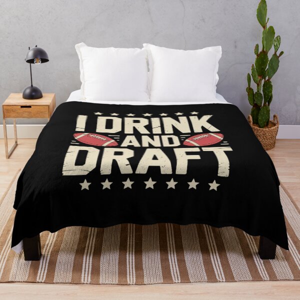 Item preview, I Drink and Draft Funny Fantasy Football  designed and sold by khorbiasieno.