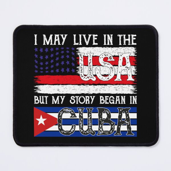 Item preview, Cuba to USA Heritage Art – “I May Live in the USA but My Story Began in Cuba” designed and sold by Suzy Perez Art.