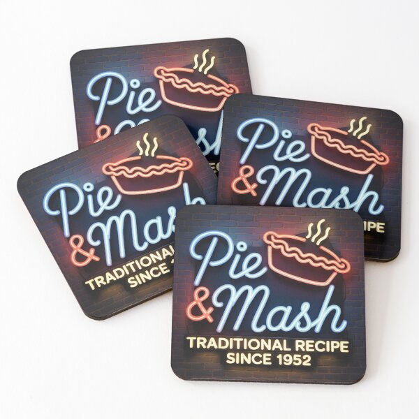 Item preview, Neon Pie & Mash Shop  designed and sold by halibutgoatramb.