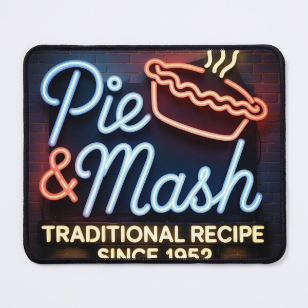 Item preview, Neon Pie & Mash Shop designed and sold by halibutgoatramb.