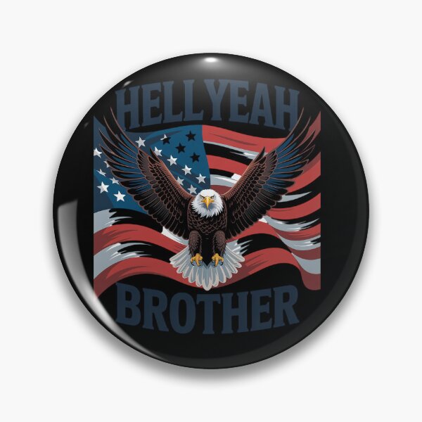 Item preview, Hell Yeah Brother - Bald Eagle American Flag 4th of July  designed and sold by estellaken.