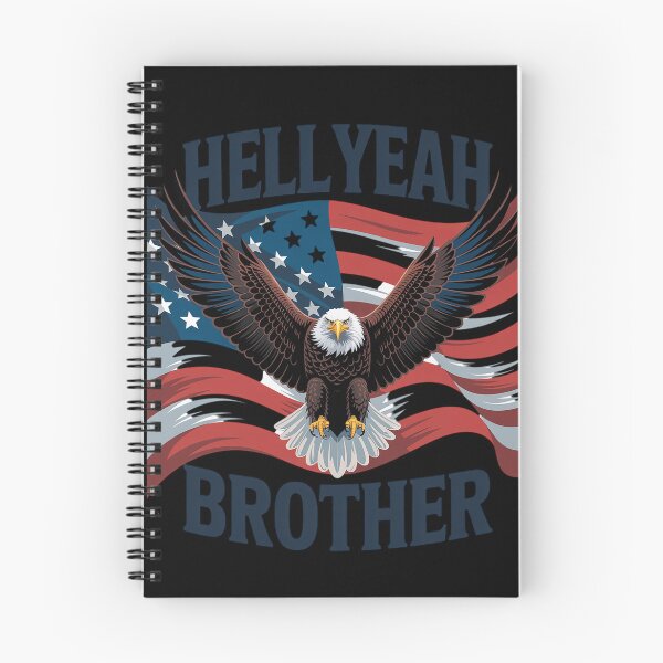 Item preview, Hell Yeah Brother - Bald Eagle American Flag 4th of July  designed and sold by estellaken.
