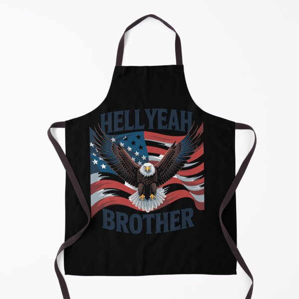 Item preview, Hell Yeah Brother - Bald Eagle American Flag 4th of July designed and sold by estellaken.