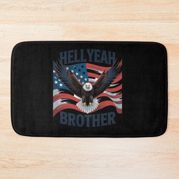 Item preview, Hell Yeah Brother - Bald Eagle American Flag 4th of July  designed and sold by estellaken.