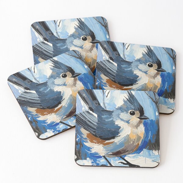 Item preview, Tufted Titmouse in Winter Snow designed and sold by ChrisButler.