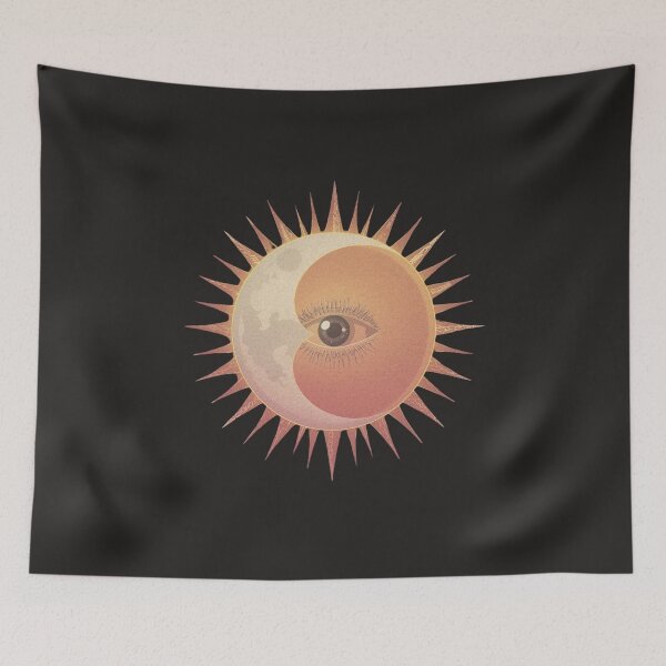 Item preview, Surreal Sun Moon Eye Celestial Fusion Mystical Art designed and sold by TitanRN.