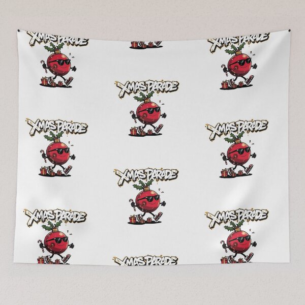 Item preview, Xmas Parade Christmas Ornament – Fun Holiday Walk Art designed and sold by MiszungART.