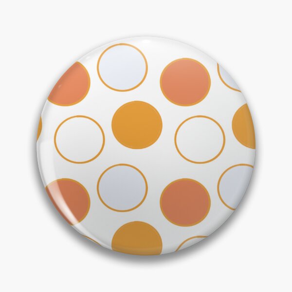 Item preview, Orange circles fabric patern designed and sold by MilediVinter.