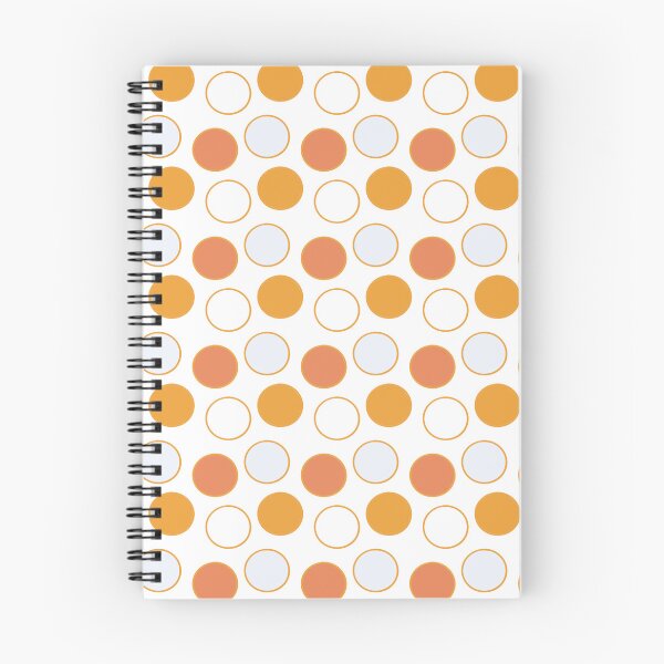 Item preview, Orange circles fabric patern designed and sold by MilediVinter.