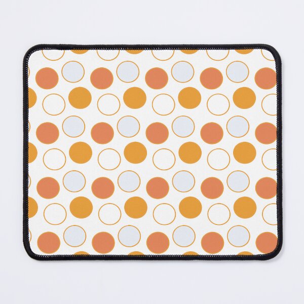Item preview, Orange circles fabric patern designed and sold by MilediVinter.