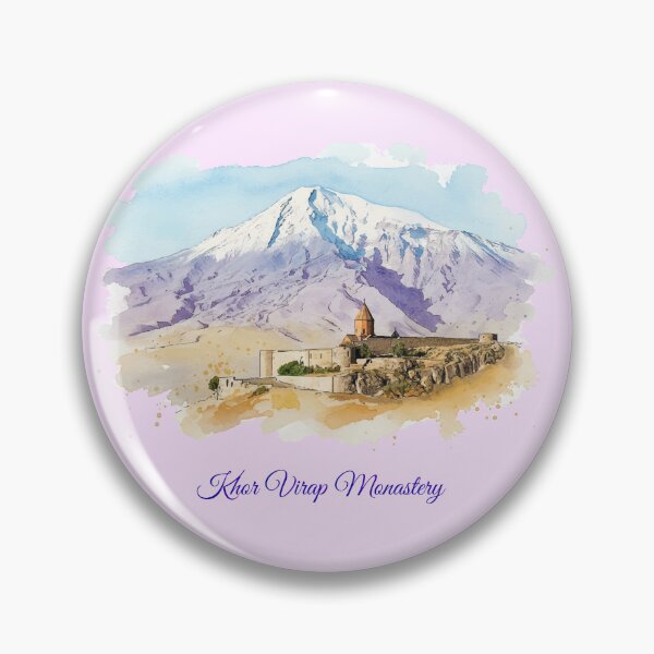 Item preview, Khor Virap Monastery Armenia Armenian Landmark Mount Ararat w designed and sold by NareArt.
