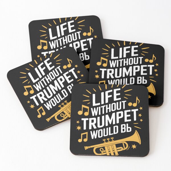 Item preview, Life Without Trumpet Would Be Flat Trumpeter Trumpet Player designed and sold by MindyMarianela.