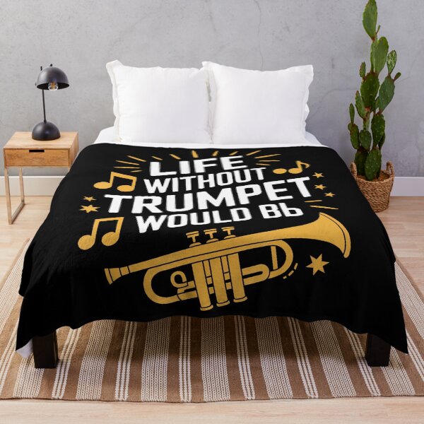 Item preview, Life Without Trumpet Would Be Flat Trumpeter Trumpet Player designed and sold by MindyMarianela.