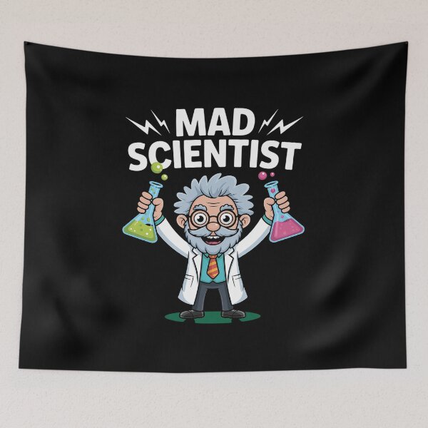 Item preview, Mad Scientist Shirt Kids Toddler Child Adult Funny Science designed and sold by VasilisLamArt.