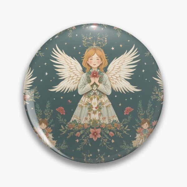 Item preview, Christmas angel pattern in classic style designed and sold by Hot4Shirt.