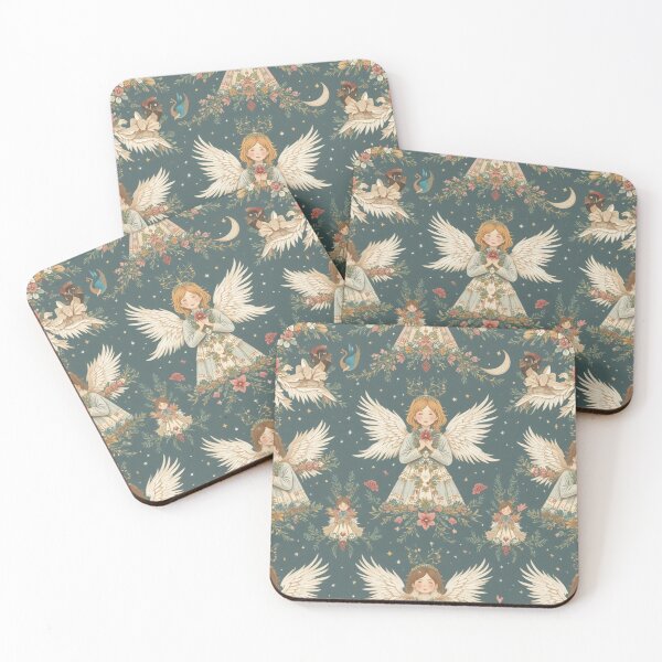Item preview, Christmas angel pattern in classic style designed and sold by Hot4Shirt.