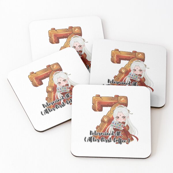Item preview, Lucky Number 7 - Determined Senior Carer Chibi (After First Coffee) designed and sold by PloySaiY.