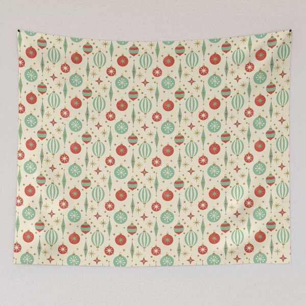 Item preview, Mid-Century Retro Christmas Pattern designed and sold by digisetumedia.