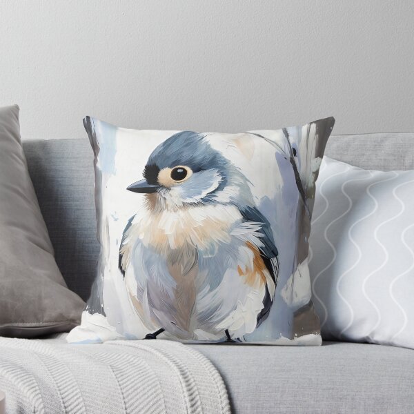 Item preview, Charming Tufted Titmouse Winter Art designed and sold by ChrisButler.