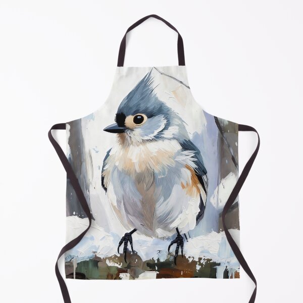 Item preview, Charming Tufted Titmouse Winter Art designed and sold by ChrisButler.