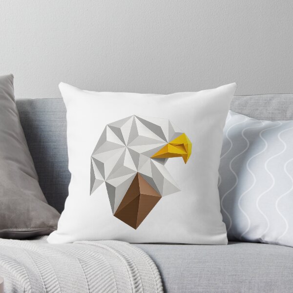 Item preview, Geometric Paper-Cut Eagle | Modern Wildlife Art designed and sold by CaesarFraterX.