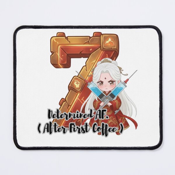 Item preview, Lucky Number 7 - Determined Medical Chibi (After Coffee Injection) designed and sold by PloySaiY.