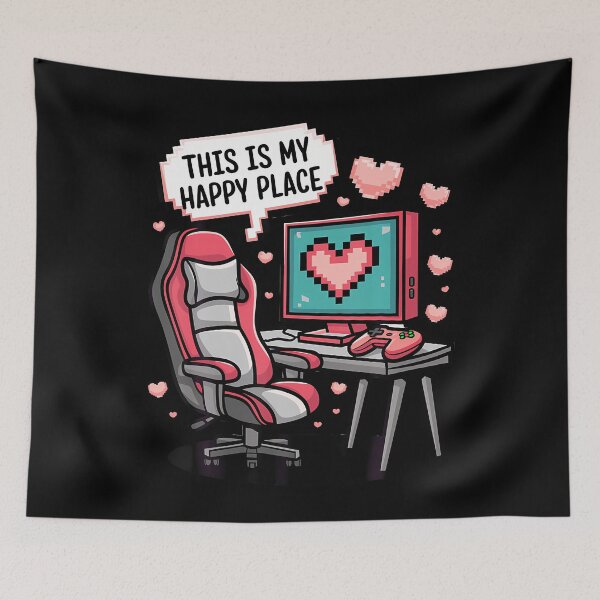 Item preview, Anti-Valentine'S Day Funny Single Gamer Video Games Setup designed and sold by JanisPenelope.