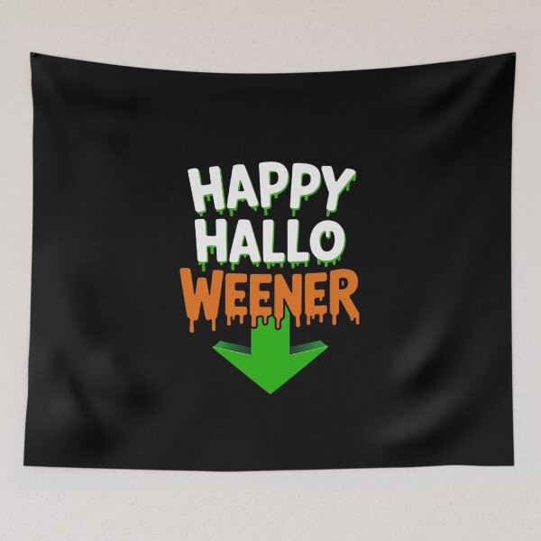 Item preview, Happy Hallow Weener Funny Halloween designed and sold by VasilisLamArt.