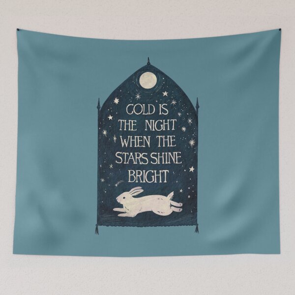 Item preview, Cold Is The Night Rabbit designed and sold by lauragraves.