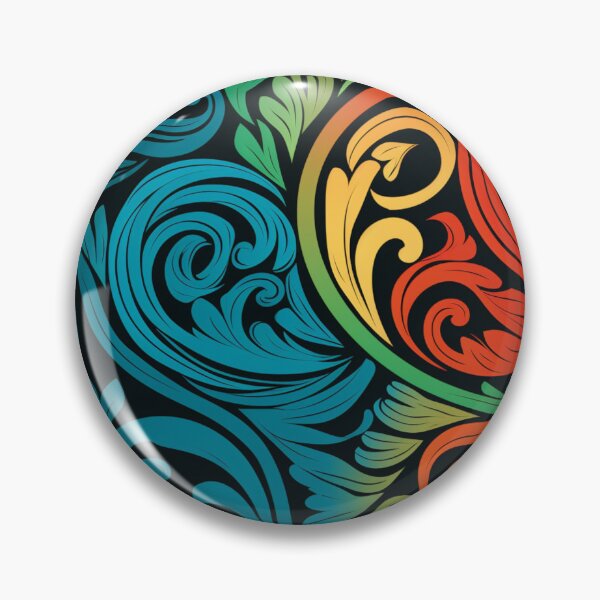 Item preview, New Zealand Māori Paua Pattern Koru Design 661 designed and sold by GrinGalore.