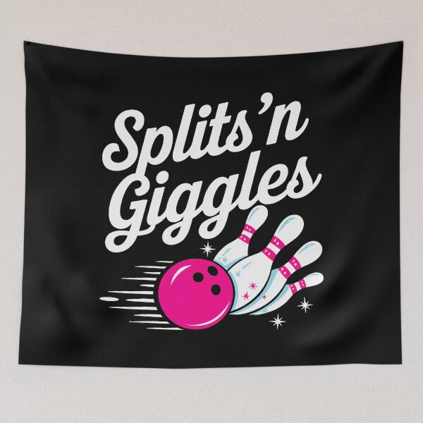 Item preview, Splits N Giggles Bowling Pun designed and sold by LeanneCarolina.