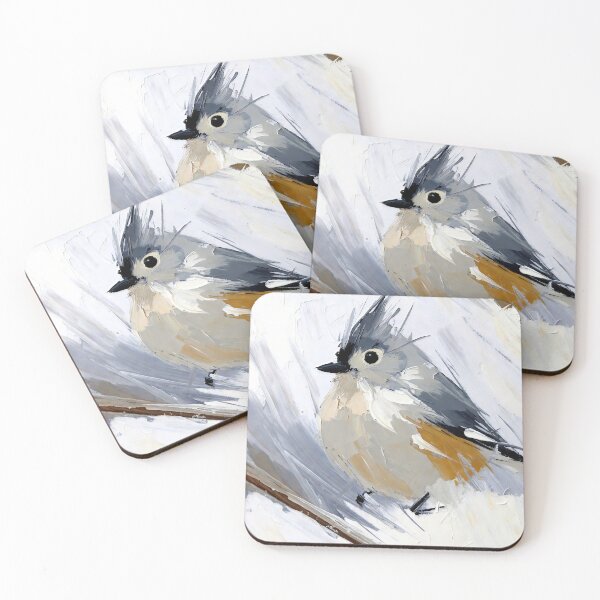 Item preview, Majestic Tufted Titmouse Bird Art designed and sold by ChrisButler.