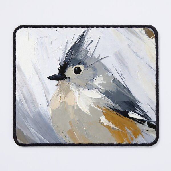 Item preview, Majestic Tufted Titmouse Bird Art designed and sold by ChrisButler.